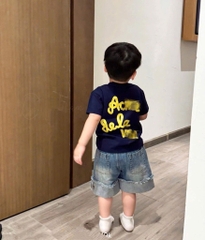 ÁO PHÔNG CỘC ACME XANH THAN MẸ CON