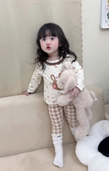 SET 2 BỘ DÀI THỎ HOA NHÍ TONE HÀN QUỐC BÉ GÁI