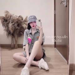 ÁO SƠ MI BÒ TAG HỒNG- xả 49k