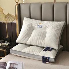 ĐỒ PHÒNG NGỦ - CẶP GỐI SPA CHỐNG ĐAU VAI GÁY VIỀN XÁM