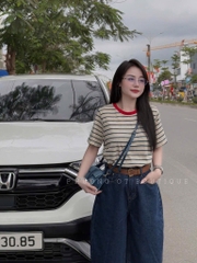 QUẦN JEANS NỮ BAGGY KÈM BELT