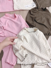 SET BỘ ZIP DÀI CHẤM BI 3 MÀU BÉ GÁI(XẢ 55k)