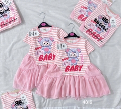 VÁY HỒNG BABY THREE KẺ BÉ GÁI SẴN (SALE 55k)