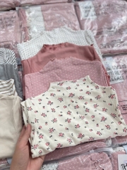 SET 4 ÁO ZIP GIỮ NHIỆT DÀI TAY BÉ GÁI