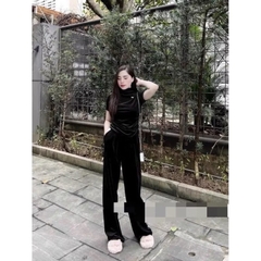 SET BỘ NHUNG THÊU DIOR NỮ THU ĐÔNG SẴN (SALE 140k)