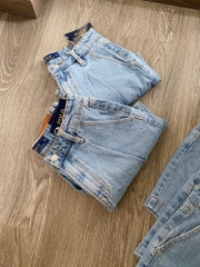 QUẦN SHORT JEAN NỮ XANH THÊU NGỰA SẴN (SALE 109k)