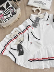 VÁY POLO TOMMY TRẮNG BÉ GÁI