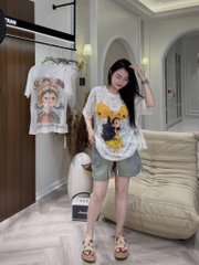 ÁO PHÔNG CÔ GÁI NƠ VÀNG