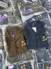 BỘ PIZAMA CỘC KẺ IN MICKEY NỮ SẴN (SALE 95k)