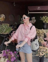 SƠ MI DÀI TAY ZR HỒNG CHO NỮ