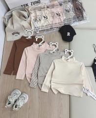COMBO 4 ÁO GIỮ NHIỆT CỔ CAO DÀI TAY BÉ GÁI