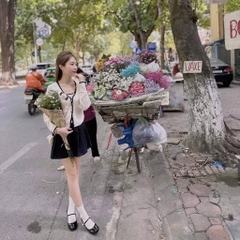 ĐỒ LÓT - SET 10 ĐÔI TẤT MIX ĐEN TRẮNG BE