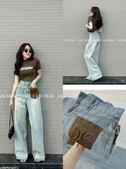 QUẦN JEAN NỮ SUÔNG TÚI NÂU NEW SẴN (xả 90k)