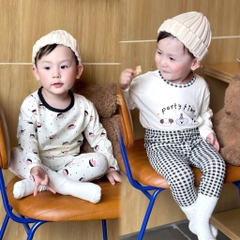 SET 2 BỘ DÀI TAY PARTY TIME BÉ TRAI