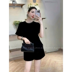 SET NHUNG PHỐI REN NƠ SAU NỮ THU ĐÔNG