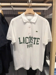 ÁO POLO TRẮNG LASCOT XANH NAM (SALE 99k)