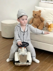 SET 2 BỘ DÀI PIZAMA KẺ BÉ TRAI SẴN