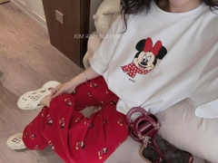 SET ÁO MICKEY QUẦN ĐỎ NỮ (GIÁ GIẢM)