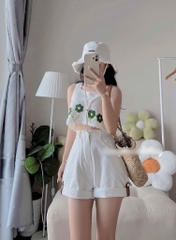 ÁO BA LỖ REN HOA NỮ