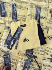 SET BỘ ALO ÁO THUN VÀNG QUẦN ĐÙI NỮ