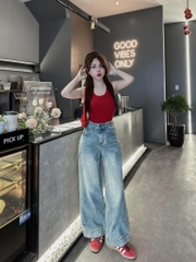 QUẦN JEAN NỮ SUÔNG NỐI GẤU SẴN (xả 79K)