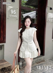 SET LIEN KÈM CHÂN VÁY NGẮN XẾP LY NỮ