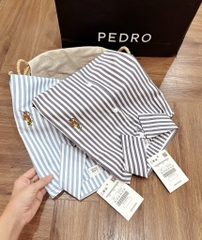 ÁO SƠ MI KẺ THÊU NGỰA DÀI TAY NỮ (SALE 69k)