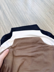 SET 3 ÁO ZIP LÔNG GIỮ NHIỆT ĐEN TRẮNG BE NỮ THU ĐÔNG SẴN