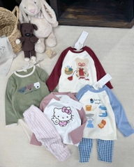 SET BỘ DÀI ZIP LÔNG 2 MẶT BÉ TRAI BÉ GÁI