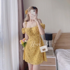VÁY HOA NHÍ CÚP NGỰC DÂY CỔ xả 50k