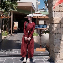 ÁO LEN CADIGAN KÈM GẤU QC NỮ