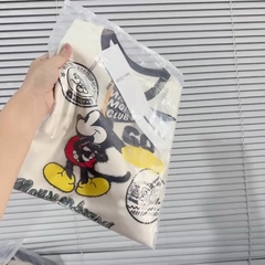 SET ÁO PHÔNG MICKY + QUẦN ĐÙI BÒ HÀNG QC CHÍNH PHẨM NỮ
