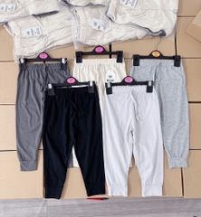 SET 5 QUẦN DÀI BÉ TRAI BẢNG MÀU GHI SẴN (SALE 99k)