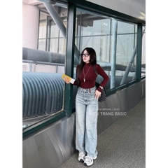 QUẦN BÒ NỮ SUÔNG THÊU TIM ĐỎ TÚI SAU SẴN(SALE 100k)
