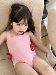 ĐỒ BƠI HỒNG CUTE CHO BÉ GÁI SẴN (SALE 45k)