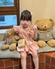 VÁY THÔ BÈO KÈM TÚI CÓI BÉ GÁI SẴN