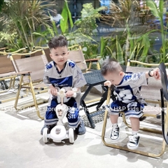 BỘ THỂ THAO 32 XANH GHI CHO BÉ TRAI SẴN (xả 49k)