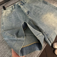 QUẦN NGỐ BÒ NỮ XANH TRƠN GẤU TO