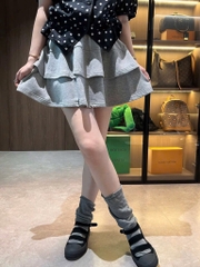 CHÂN VÁY NGẮN XOÈ TẦNG NỮ