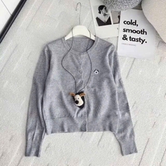 ÁO LEN CADIGAN KÈM GẤU QC NỮ