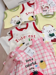 SET 3 VÁY SN MÈO CÀ CHUA BÉ GÁI