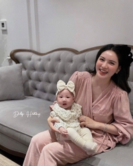 SET BỘ DÀI LEN THỎ HỒNG NỮ THU ĐÔNG SẴN (SALE 135k)
