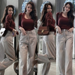 SET 3 ÁO DÀI TAY CỔ VUÔNG NỮ THU ĐÔNG