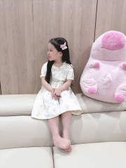 SET 2 VÁY COTTON GẤU TONE BE TÍM BÉ GÁI (TĂNG GIÁ)(XẢ 95k)