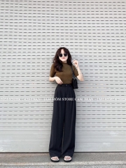 QUẦN SUÔNG VẢI GIẤU KHOÁ ZR2024(xả 59k)