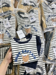 SET ÁO KẺ QUẦN ĐÙI BÉ TRAI