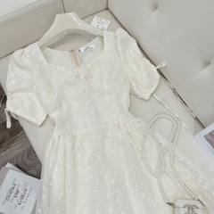 VÁY REN HẠT TAY NƠ - XẢ 59K