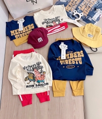 SET 2 BỘ DÀI BỌT BIỂN DÀI TAY BÉ TRAI