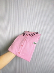 ÁO POLO CÁ XẤU HỒNG CỔ VIỀN NỮ SẴN