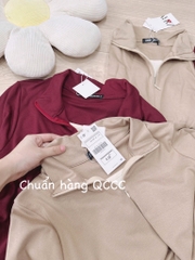 ÁO PHỐI CHUN SƯỜN 2 LỚP NỮ THU ĐÔNG SẴN (SALE 69k)